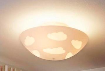 Plafondlamp kinderkamer - Wolkjes beschikbaar voor biedingen