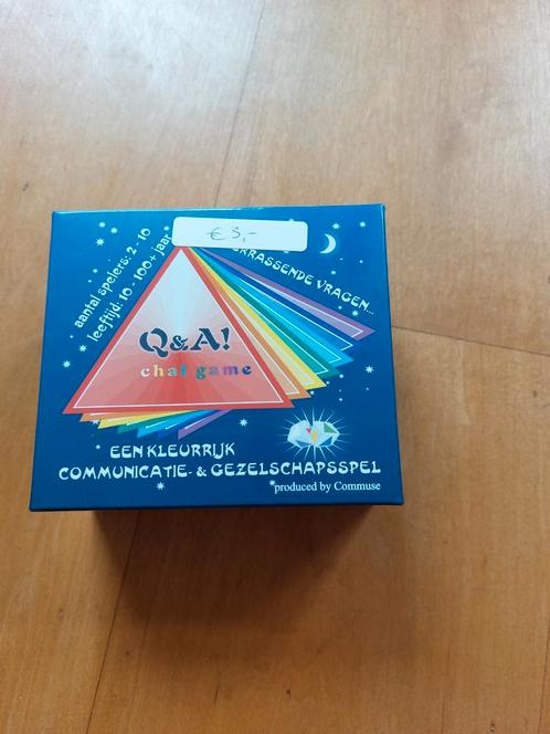 Q&A Praatspel, Hobby en Vrije tijd, Gezelschapsspellen | Kaartspellen, Nieuw, Vijf spelers of meer, Ophalen of Verzenden