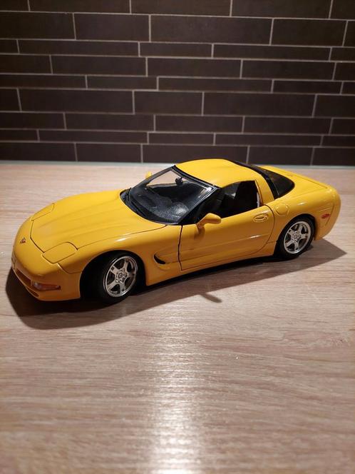 Bburago 1:18 Chevrolet Corvette - in doos, Hobby en Vrije tijd, Modelauto's | 1:18, Nieuw, Auto, Bburago, Ophalen of Verzenden