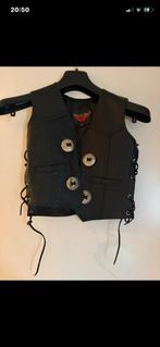 Motorvest echt leer, Ophalen of Verzenden, Tweedehands, Handschoenen