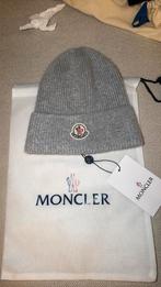 Grijze wollen muts Moncler, Kleding | Heren, Mutsen, Sjaals en Handschoenen, Ophalen of Verzenden, Nieuw, Overige maten, Muts