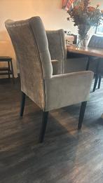 Mooie zilvere patroon stoelen 6 stuks, Ophalen, Zo goed als nieuw