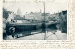 1T9 Oudenbosch Haven 1902 Tjalk scheepvaart Binnenvaart, Verzamelen, Ansichtkaarten | Themakaarten, Voor 1920, Verzenden