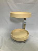 Vintage jaren 70 tafeltje met wielen, trolley dranktafel, Ophalen of Verzenden, Huis en Inrichting
