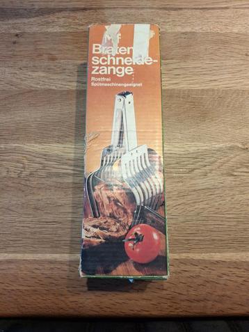vintage WMF braad/vlees snijtang RVS (rond 1970) beschikbaar voor biedingen