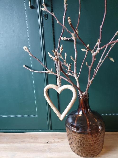 Houten hart hanger, Huis en Inrichting, Woonaccessoires | Wanddecoraties, Nieuw, Ophalen of Verzenden