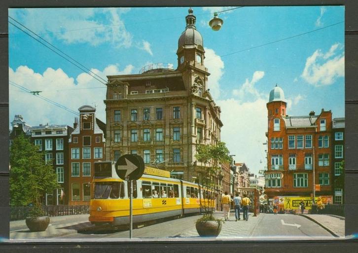 Tram 717 Lijn1 Concordia Leidsestraat Ansichtkaart Tram t-36, Verzamelen, Spoorwegen en Tramwegen, Zo goed als nieuw, Tram, Kaart of Prent