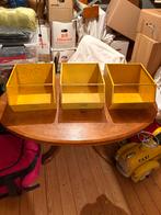 Kidsdepot Metalen Opbergbakken - Oud Geel, Ophalen, Zo goed als nieuw, Metaal, Minder dan 50 cm