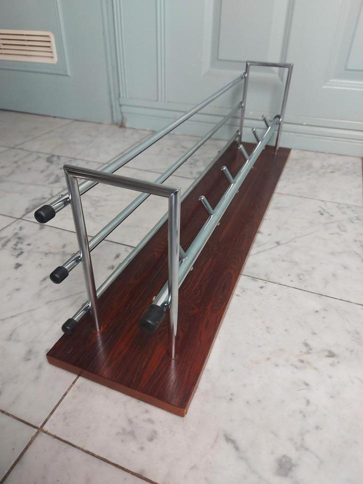 Vintage chroom buizen wandkapstok, Huis en Inrichting, Woonaccessoires | Kapstokken, Zo goed als nieuw, Wandkapstok, Minder dan 100 cm