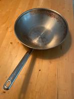Wokpan, Huis en Inrichting, Keuken | Potten en Pannen, Ophalen, Gebruikt, Rvs, Wok