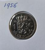 1 gulden 1956, Postzegels en Munten, Munten | Nederland, Zilver, 1 gulden, Koningin Juliana, Losse munt