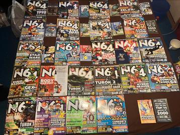 N64 Magazine sommige met bijbehorende boekjes. Engelstalig 