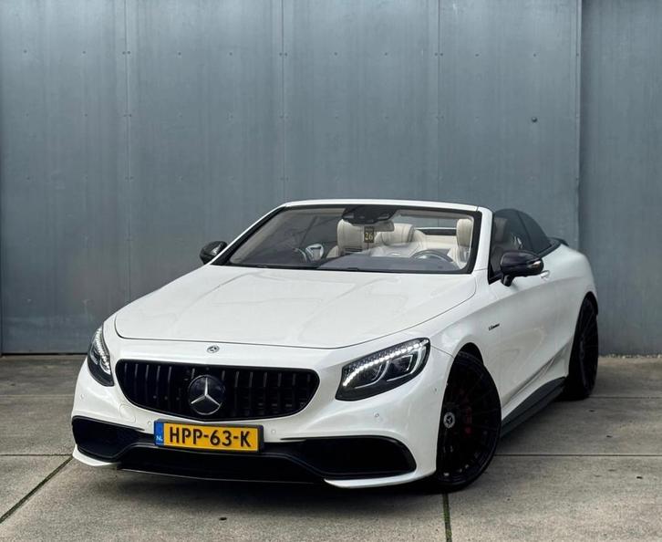 Mercedes-Benz S-klasse Cabrio AMG 63 4MATIC HUD MEMORY MAXTO, Auto's, Mercedes-Benz, Bedrijf, S-Klasse, 360° camera, 4x4, ABS