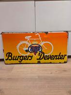 Emaille reclamebord burger Deventer, Verzamelen, Ophalen of Verzenden, Gebruikt, Reclamebord