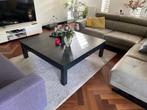 Zwarte elegante salontafel, Ophalen, Zo goed als nieuw, 100 tot 150 cm, Minder dan 50 cm