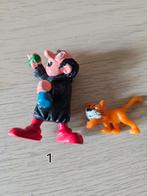 Smurfenbeeldjes Gargamel & Azraël + 2 Smurfen, Ophalen of Verzenden, Gebruikt, Gargamel, Poppetje, Figuurtje of Knuffel