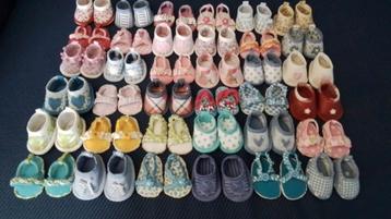 Poppenkleertjes Handgemaakte DICHTE en OPEN POPPENSCHOENTJES beschikbaar voor biedingen
