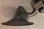 Vintage postmodern geperforeerde metalen hanglamp, zwaart, Huis en Inrichting, Lampen | Hanglampen, Tweedehands, Tweedehands, Ophalen of Verzenden