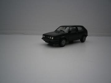 Herpa Volkswagen Golf 2 GTI zwart  1/87 model. beschikbaar voor biedingen
