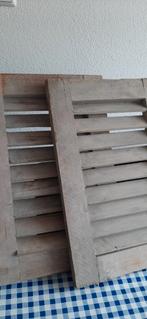 Houten decoratieve luiken 2 stuks, Huis en Inrichting, Woonaccessoires | Kamerschermen, Ophalen of Verzenden, Zo goed als nieuw