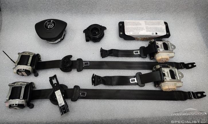 Volkswagen Polo 2017+ 2G airbag set: stuurairbag, klokveer,, Auto-onderdelen, Dashboard en Schakelaars, Gebruikt, Ophalen of Verzenden