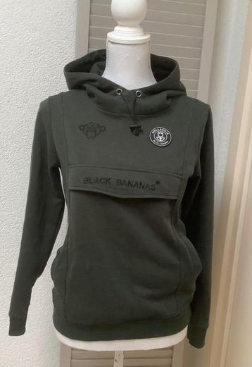 Mooie Black Bananas hoodie mt 164 (ook geschikt voor 36/38) beschikbaar voor biedingen