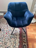 Eetkamerstoel Riviera Maison, Huis en Inrichting, Stoelen, Ophalen, Zo goed als nieuw, Blauw, Eén