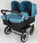 Mooie kinderwagen bugaboo Donkey twin petrol - veel extras, Ophalen, Gebruikt, Bugaboo, Luchtbanden