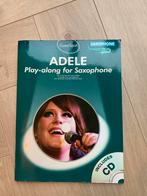 Adele Play-Along Saxofoon - Nieuwstaat!, Muziek en Instrumenten, Saxofoon, Ophalen of Verzenden, Zo goed als nieuw, Artiest of Componist