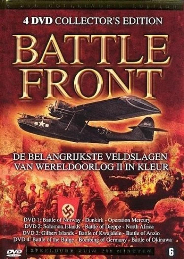 Battlefront 1 / Battle Front 1 (4 DVD BOX), Cd's en Dvd's, Dvd's | Documentaire en Educatief, Zo goed als nieuw, Oorlog of Misdaad