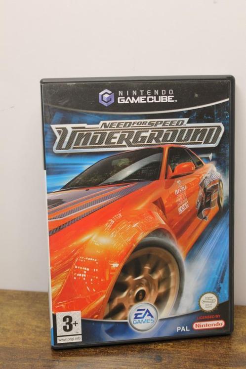 Need for speed underground nintendo gamecube, Spelcomputers en Games, Games | Nintendo GameCube, Zo goed als nieuw, Racen en Vliegen