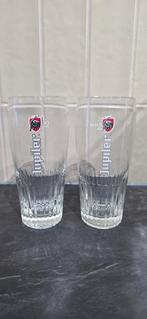 2 Jupiler Pilsglazen, Huis en Inrichting, Glas of Glazen, Ophalen of Verzenden, Effen, Glas