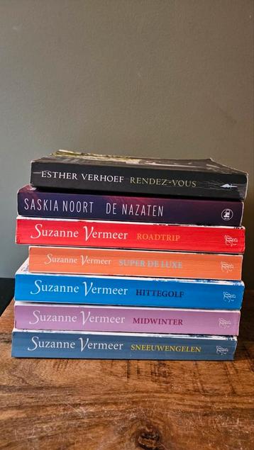5 x Suzanne Vermeer, 1x Saskia Noort, 1 x Esther Verhoef beschikbaar voor biedingen