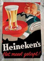 HEINEKEN ' S Bier Klassiek bar Affiche Poster 40x60cm, Verzamelen, Biermerken, Ophalen of Verzenden, Nieuw, Reclamebord, Plaat of Schild