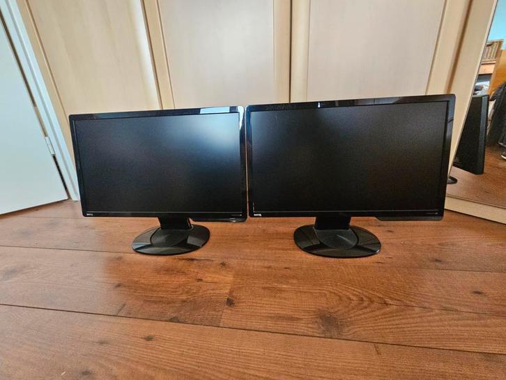 2x BenQ Monitor - G2220HD, Computers en Software, Monitoren, Gebruikt, 60 Hz of minder, DVI, VGA, LED, Full HD, 5 ms of meer, Ophalen
