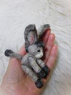 Miniatuur ezel van grijze viltwol - 9 cm - blythe, Verzenden, Nieuw, Accessoires
