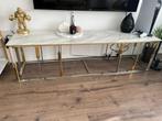 Marmer TV meubel - 150cm breed, 100 tot 150 cm, Ophalen of Verzenden, Zo goed als nieuw, Minder dan 100 cm