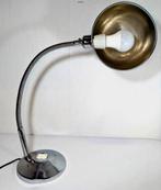 Vintage Italiaanse Bureaulamp Design, Huis en Inrichting, Lampen | Tafellampen, Ophalen of Verzenden, Gebruikt, Metaal, 50 tot 75 cm
