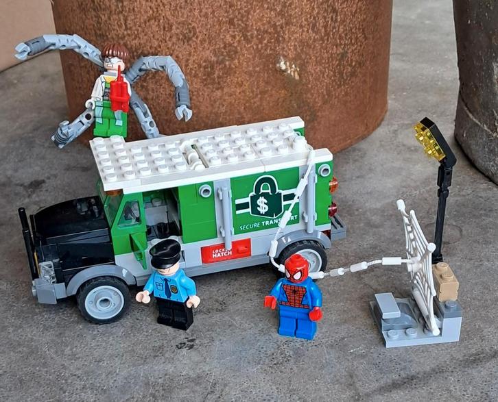 LEGO 76015 Spider-Man: Doc Ock's Truck Overval, Kinderen en Baby's, Speelgoed | Duplo en Lego, Gebruikt, Lego, Complete set, Ophalen of Verzenden