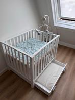 Bopita Box met lade, matras, kleed, mobile & verschoonkussen, Kinderen en Baby's, Boxen, Ophalen, Zo goed als nieuw, Rechthoekig