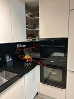 Complete keuken met natuursteen werkblad en toestellen, Huis en Inrichting, Keuken | Complete keukens, Ophalen, Gebruikt, Graniet of Steen