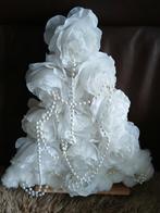 Witte kunstbloemen kerstboom 47cm, Ophalen, Zo goed als nieuw