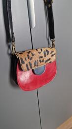 Soruka handtas rood panter gerecycled leer, Ophalen of Verzenden, Nieuw, Rood, Handtas