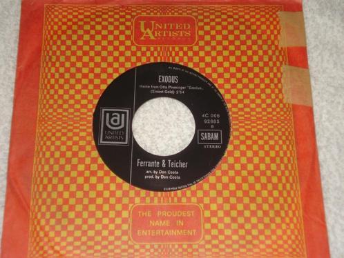 Ferrante & Teicher       Exodus      Orgineel, Cd's en Dvd's, Vinyl Singles, Zo goed als nieuw, Single, Ophalen of Verzenden