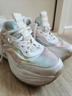 Buffalo Witte Chunky Sneakers Pastel, Wit, Ophalen of Verzenden, Sneakers of Gympen, Gedragen