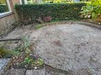 Speels betonnen terras (cirkel: 3,9 m diameter), Tuin en Terras, Ophalen, Zo goed als nieuw, Beton, Klinkers