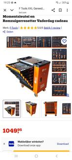 XXL GEREEDSCHAPSWAGEN 8 LADEN GEVULD MET MOMENTSLEUTEL, Auto diversen, Autogereedschap, Ophalen of Verzenden, Nieuw