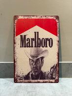 Mancave Bar Café Wanddecoratie metalen bordje Marlboro, Ophalen of Verzenden, Zo goed als nieuw, Reclamebord