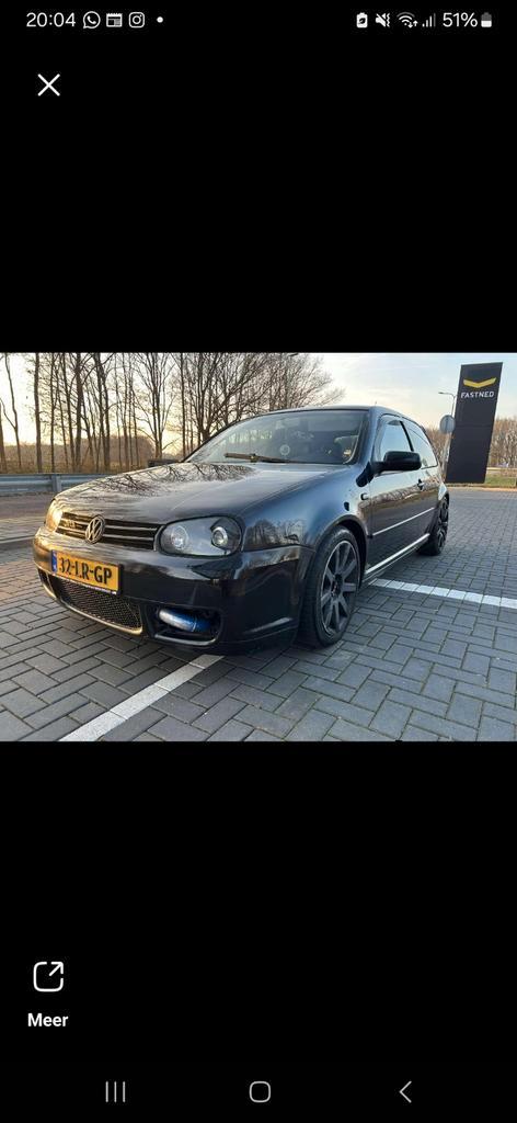 Volkswagen Golf 1.9 TDI 74KW 2003 Zwart, Auto's, Volkswagen, Particulier, Golf, ABS, Bluetooth, Centrale vergrendeling, Lichtmetalen velgen