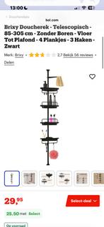 Brixy Doucherek - Telescopisch - 85-305 cm - Zonder Boren, Overige typen, Ophalen of Verzenden, Zo goed als nieuw, Nb